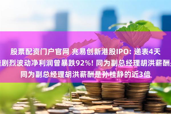 股票配资门户官网 兆易创新港股IPO: 递表4天修订招股书, 业绩剧烈波动净利润曾暴跌92%! 同为副总经理胡洪薪酬是孙桂静的近3倍